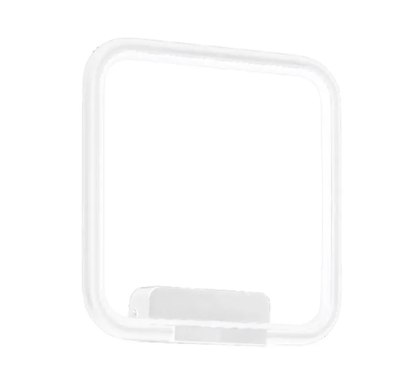 Biały kwadratowy kinkiet led - K428-Lido