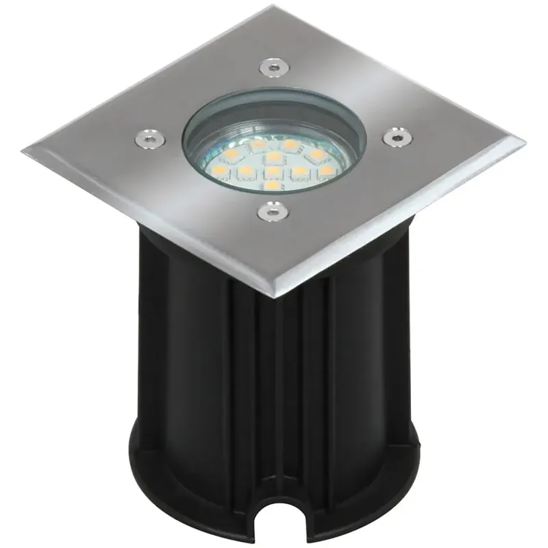 Czarna najazdowa lampa ogrodowa LED - O015-Noxo