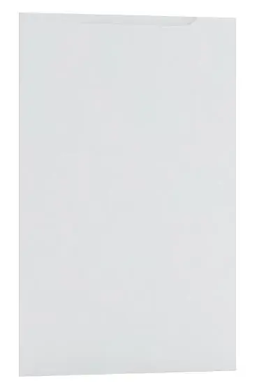 Szary front zmywarki z panelem zakrytym 45 cm - Orfa 16X