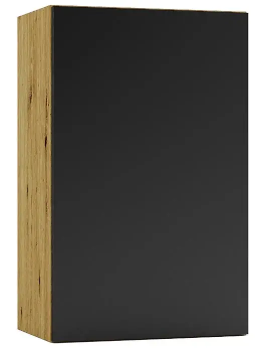 Szafka kuchenna górna 45 cm dąb artisan + czarny - Orfa 20X