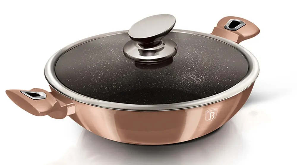 Garnek typu wok na indukcję z pokrywą - Midea 5X