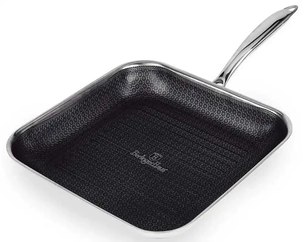 Kwadratowa grillowa patelnia z powłoką 3D 28 cm - Rosalia 3X