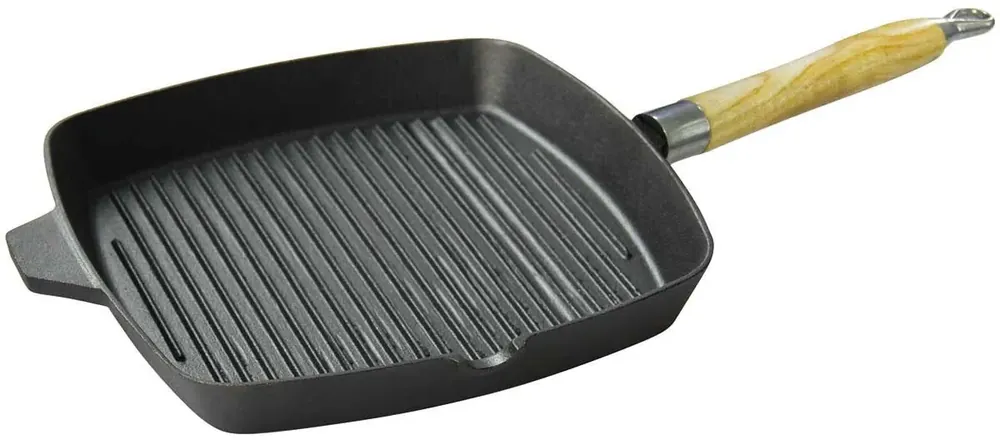 Żeliwna patelnia grillowa na kuchenkę indukcyjną - Rosalia 22X