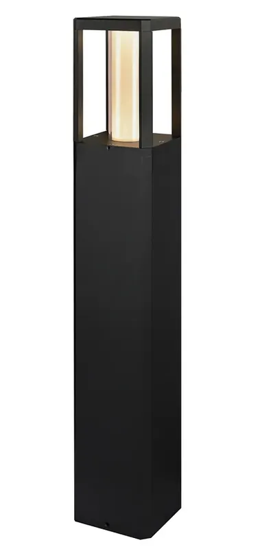 Czarna nowoczesna lampa ogrodowa słupek - D180-Sohayo