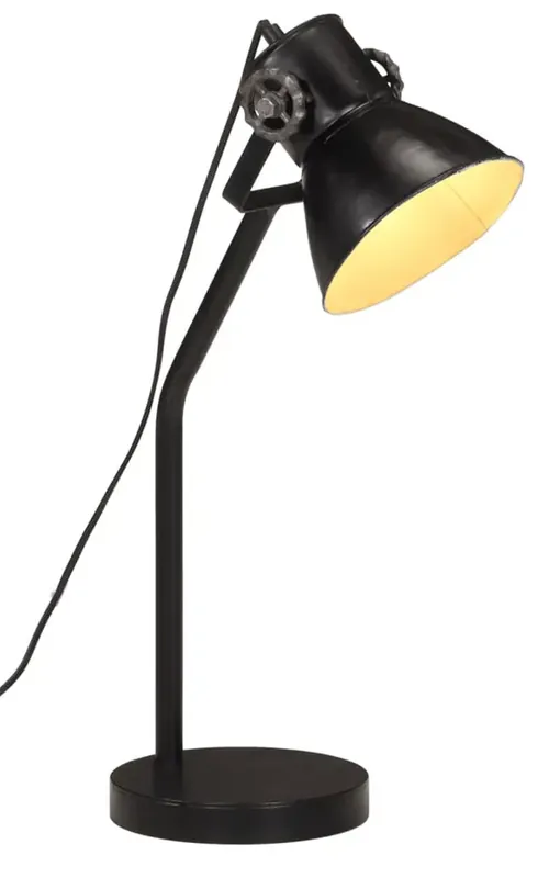 Czarna loftowa lampa stołowa M001 - Listora