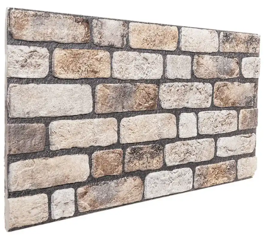 10 sztuk jasnobrązowych paneli ściennych 3D - Paloma