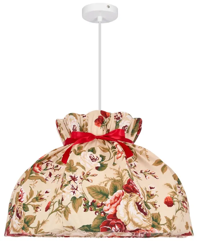 Lampa wisząca pojedyncza z abażurem - Z079-Oksor