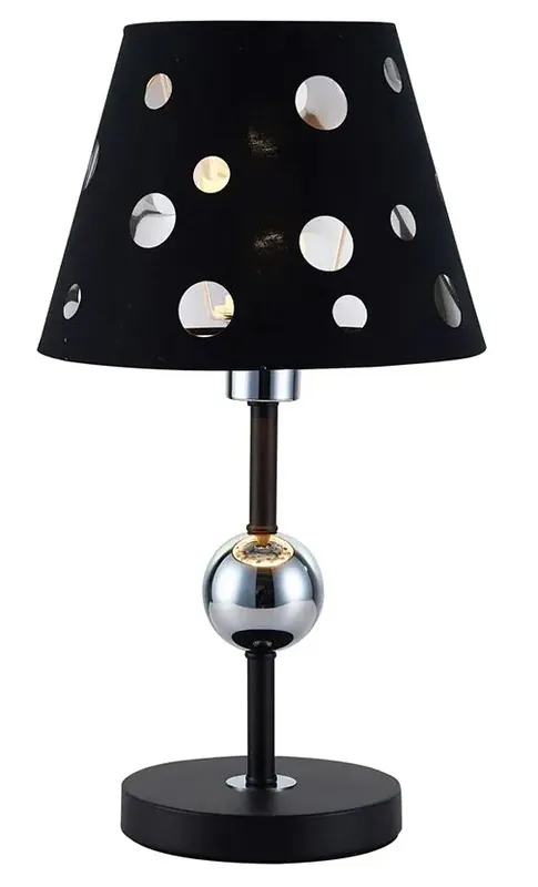 Czarna nowoczesna lampka stołowa - D219-Lagun