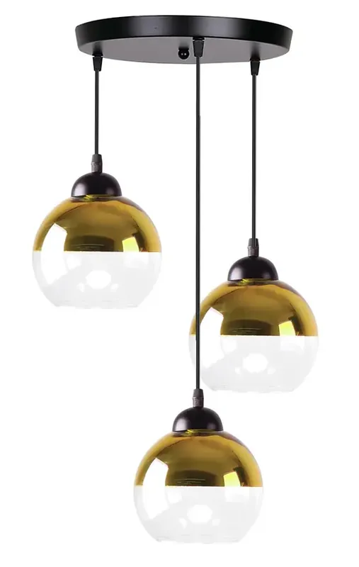 Nowoczesna potrójna lampa wisząca - D237-Calme