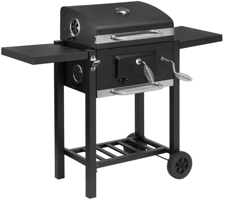 Grill węglowy z pokrywką na kółkach - Ziggy