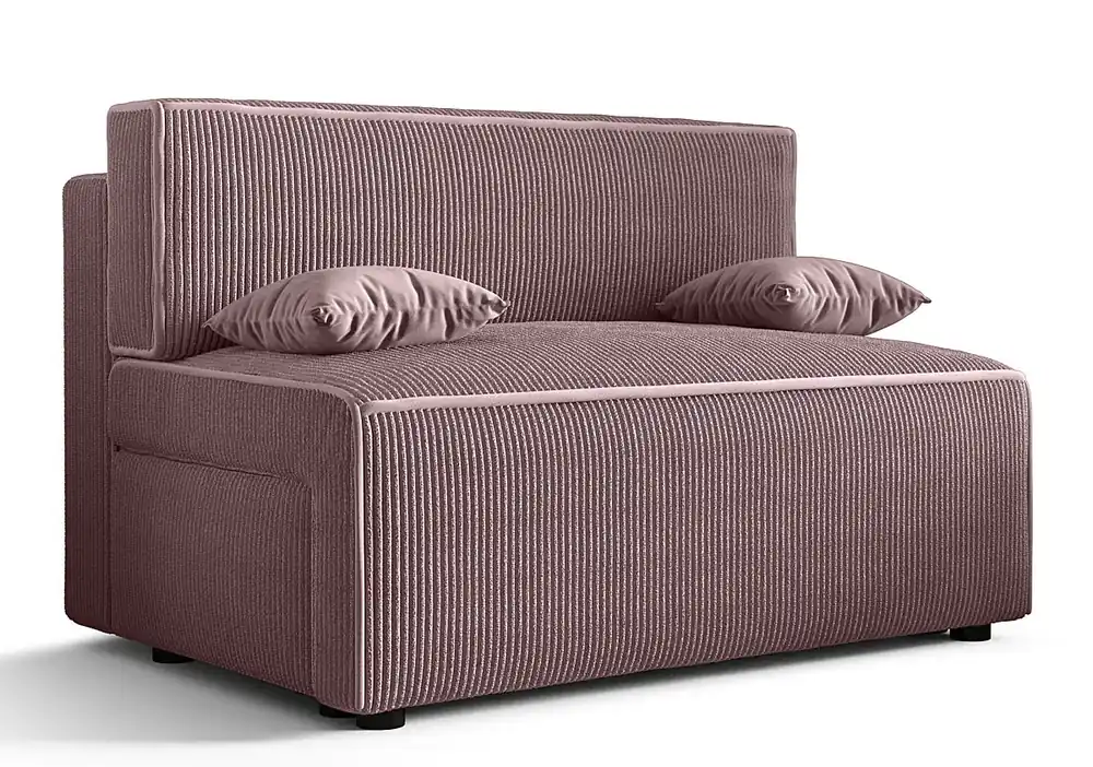 Ciemnoróżowa sofa z funkcją spania - Lunarox 3X