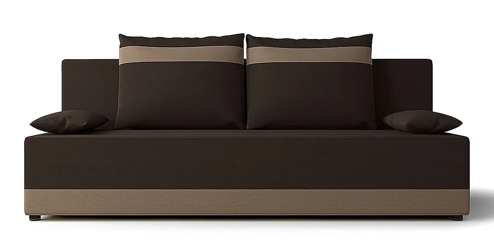 Brązowa nowoczesna sofa rozkładana - Rivare