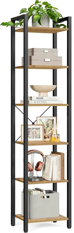 Minimalistyczny regał na książki dąb artisan - Tocador 9X