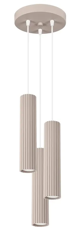 Potrójna lampa wisząca taupe - D299-Melson