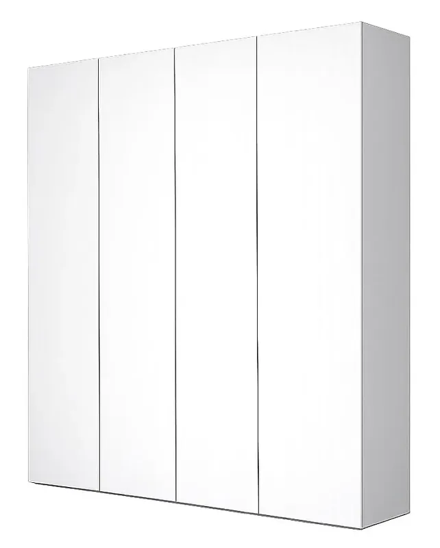 Biała wysoka minimalistyczna szafa uchylna - Varelli 3X