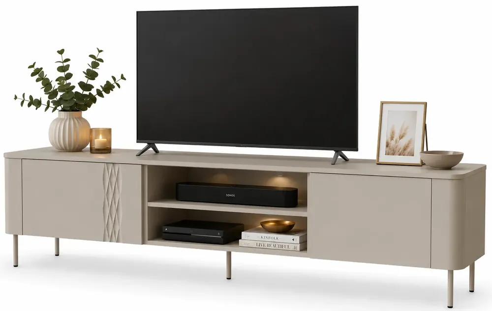 Kaszmirowa szafka pod TV 200 cm - Sadioni 5X