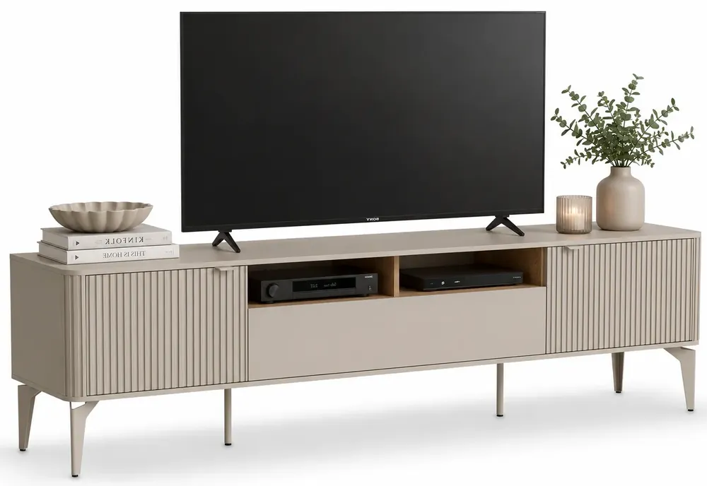 Kaszmirowy stolik pod telewizor 200 cm - Luccio 5X