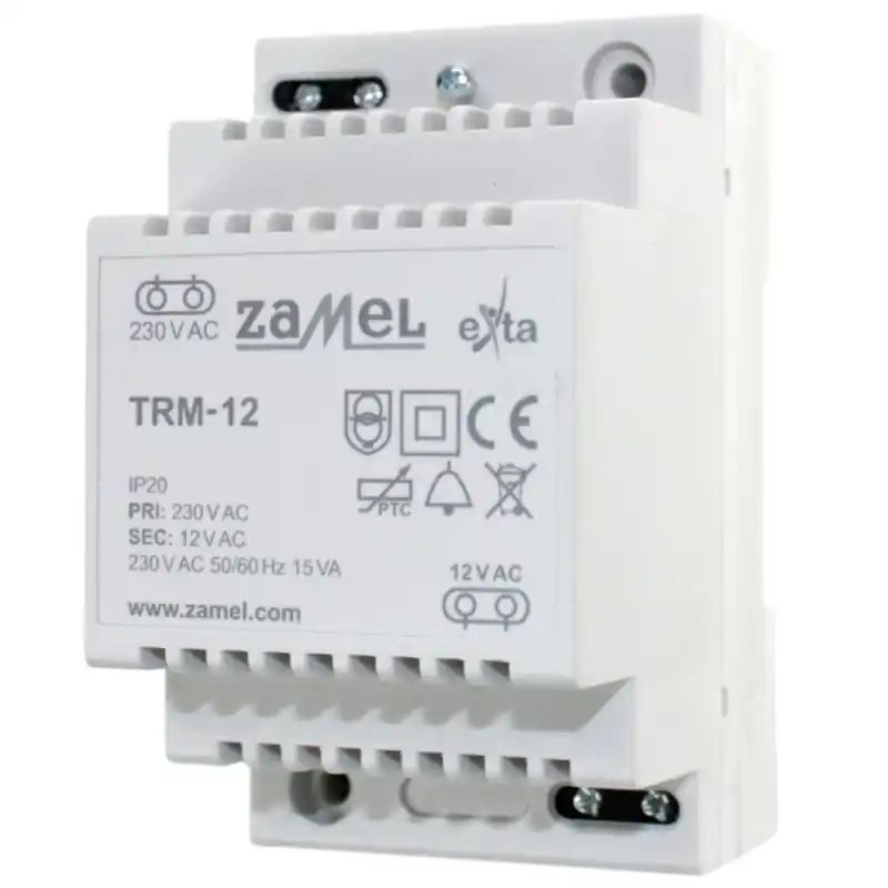 Transformator TRM-12 230/12V AC 15VA Exta Zamel