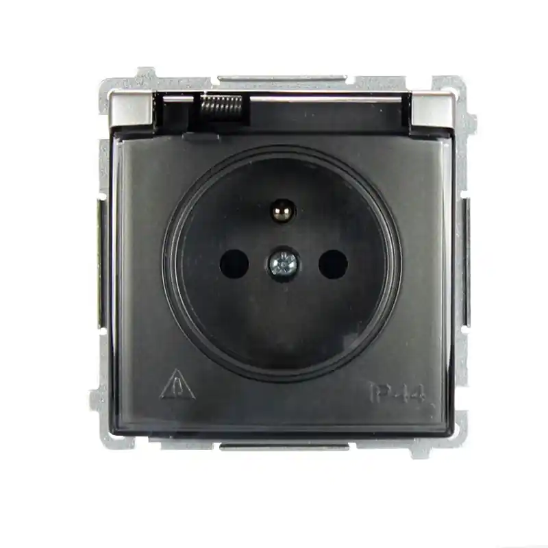 Gniazdo pojedyncze hermetyczne IP44 inox BMGZ1B.01/21 Kontakt-Simon Basic