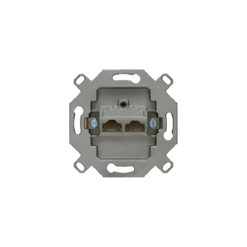 Mechanizm gniazda RJ45 podwójnego kat. 6 455501 Berker