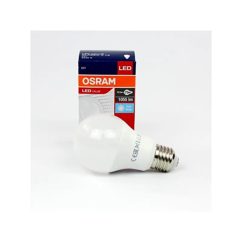 Żarówka LED Bulb Value CLAS A 10,5W E27 1055lm 6500K Osram