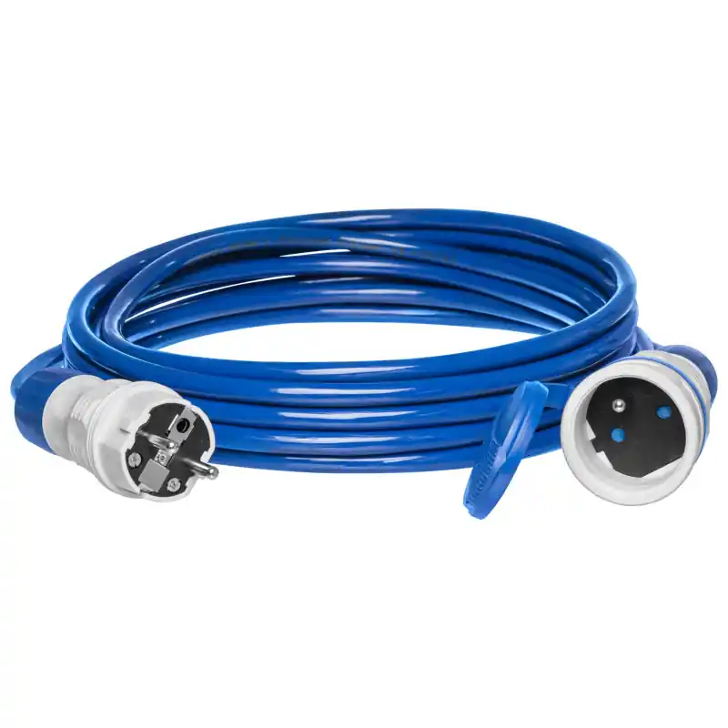 Przedłużacz niebieski poliuretan IP54 1x230V 10m 3x2,5 PS-X1 W-99157 EXTREM Plastrol