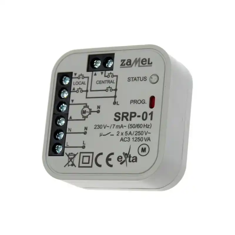 Sterownik rolet do puszki SRP-01 230V 5A Exta ZAMEL