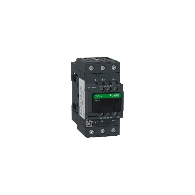 Stycznik mocy 3-biegunowy AC3-40A 18,5kW NO+NC LC1D40AP5 Schneider Electric