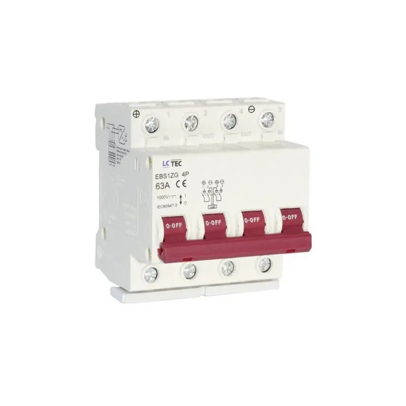 Rozłącznik izolacyjny 4P 63A 1000V DC EBS1ZG LC-Tec
