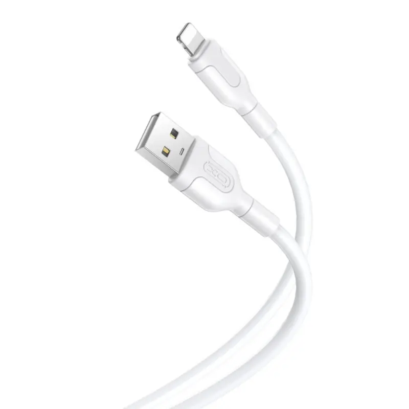 Kabel USB-Lightning 1m 2,1A biały NB212 T-90663 GSM117357 XO