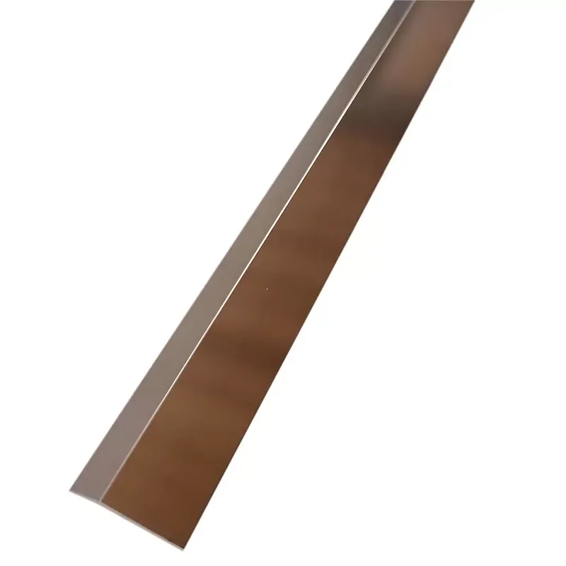 Kątownik aluminiowy – elektropoler – kolor mosiężny